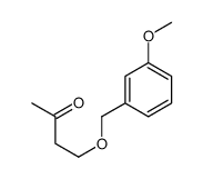 4-[(3-methoxyphenyl)methoxy]butan-2-one结构式