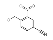 4-(chloromethyl)-3-nitrobenzonitrile Structure