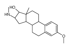 16-Methylamino-3-methoxy-1,3,5-estratrien-17-ol结构式