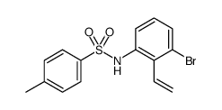 Benzenesulfonamide, N-(3-bromo-2-ethenylphenyl)-4-methyl结构式