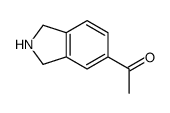 1-(2,3-dihydro-1H-isoindol-5-yl)ethanone结构式