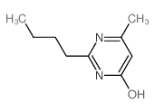 4(3H)-Pyrimidinone, 2-butyl-6-methyl-结构式