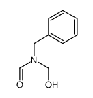 N-benzyl-N-(hydroxymethyl)formamide结构式