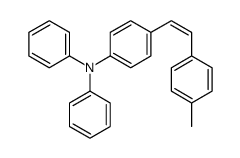 4-[2-(4-methylphenyl)ethenyl]-N,N-diphenylaniline结构式
