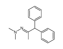 1,1-diphenylpropan-2-one N,N-dimethylhydrazone Structure