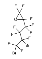 2-(3,4-dibromo-1,1,2,2,3,4,4-heptafluorobutyl)-2,3,3-trifluorooxirane Structure