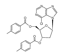3,5-O-Ditoluoyl 6-Chloropurine-7-β-D-deoxyriboside picture