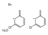 bis[(3-chlorophenyl)methyl]-oxotin Structure