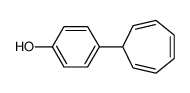 4-cyclohepta-2,4,6-trien-1-ylphenol Structure