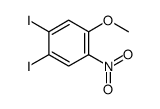 1,2-diiodo-4-methoxy-5-nitrobenzene结构式