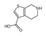 4,5,6,7-Tetrahydrothieno[2,3-c]pyridine-3-carboxylic acid结构式