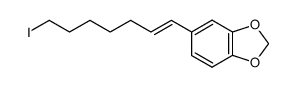 (E)-5-(7-iodohept-1-en-1-yl)benzo[d][1,3]dioxole结构式