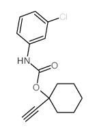 (1-ethynylcyclohexyl) N-(3-chlorophenyl)carbamate Structure