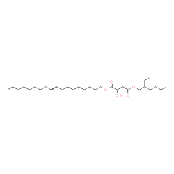 4-(2-ethylhexyl) 1-(octadec-9-enyl) malate structure