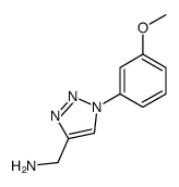 [1-(3-methoxyphenyl)triazol-4-yl]methanamine Structure