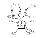cobalt(+2) cation; N-[(Z)-3-nitrosobut-2-en-2-yl]hydroxylamine; diisothiocyanate picture