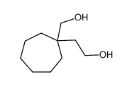 1-(hydroxymethyl)-1-(β-hydroxyethyl)cycloheptane结构式