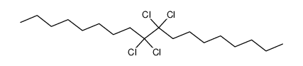 9,9,10,10-tetrachloro-octadecane结构式