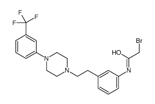 1-(2-(3-bromoacetamidophenyl)ethyl)-4-(3-trifluoromethylphenyl)piperazine picture