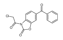 6-benzoyl-3-(2-chloroacetyl)-1,3-benzoxazol-2-one Structure