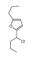 2-(1-chlorobutyl)-5-propylfuran Structure