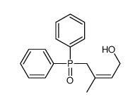 4-diphenylphosphoryl-3-methylbut-2-en-1-ol Structure