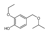 2-ethoxy-4-(propan-2-yloxymethyl)phenol Structure