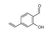 4-ethenyl-2-hydroxybenzaldehyde结构式