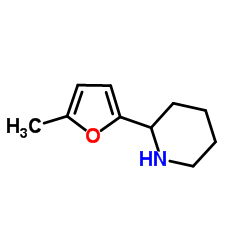 2-(5-Methylfuran-2-yl)piperidine结构式