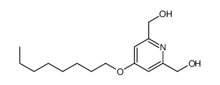 [6-(hydroxymethyl)-4-octoxypyridin-2-yl]methanol Structure