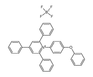 1-(4-phenoxyphenyl)-2,4,6-triphenylpyridinium Tetrafluoroborate结构式