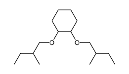 1,2-bis-(2-methyl-butoxy)-cyclohexane结构式
