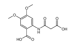 2-[(carboxyacetyl)amino]-4,5-dimethoxybenzoic acid Structure