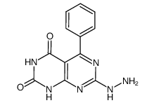 7-hydrazino-5-phenylpyrimido[4,5-d]pyrimidine-2,4(1H,3H)-dione Structure