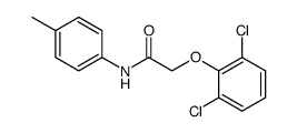 2-(2,6-dichlorophenoxy)-N-p-tolylacetamide结构式