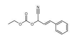 [1-Cyan-3-phenyl-2-propenyl]-ethyl-carbonat结构式