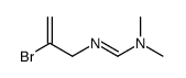 N'-(2-bromoprop-2-enyl)-N,N-dimethylmethanimidamide结构式