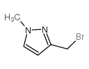 3-(溴甲基)-1-甲基-1H-吡唑结构式