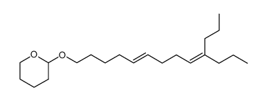 1-(2'-Tetrahydropyranyloxy)-10-(n-propyl)-trideca-5,9-diene结构式
