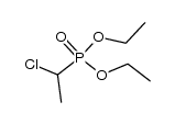(1-Chloroethyl)phosphonic acid diethyl ester结构式