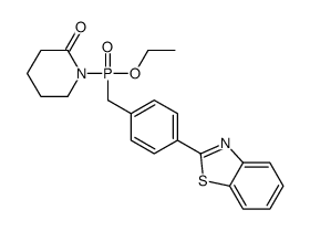 1-[[4-(1,3-benzothiazol-2-yl)phenyl]methyl-ethoxyphosphoryl]piperidin-2-one结构式