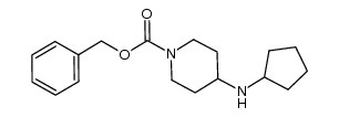 benzyl 4-(cyclopentylamino)piperidine-1-carboxylate结构式