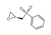 (2S)-1,2-epoxy-3-phenylsulphonylpropane Structure