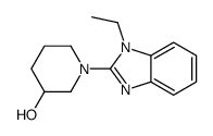 1-(1-ethylbenzimidazol-2-yl)piperidin-3-ol Structure