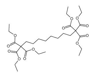 hexaethyl 1,1,1,10,10,10-decanehexacarboxylate结构式