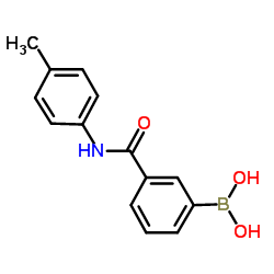 {3-[(4-Methylphenyl)carbamoyl]phenyl}boronic acid Structure