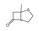 5-methyl-4-thia-1-azabicyclo[3.2.0]heptan-7-one结构式