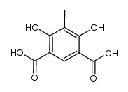 4,6-dihydroxy-5-methylisophthalic acid结构式