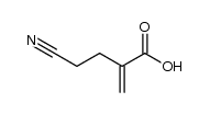 2-Methylen-glutarsaeure-5-nitril Structure