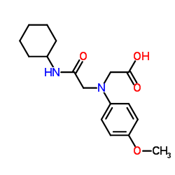 {[2-(Cyclohexylamino)-2-oxoethyl](4-methoxyphenyl)amino}acetic acid结构式